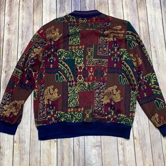 Silver Threads Vintage Made in USA Sweater M - Picture 2 of 5